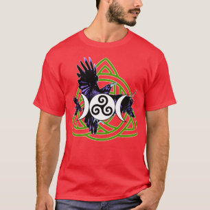 Morrigan TShirtPurple Raven Morriganwith Moon and  T-Shirt