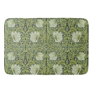 Morris 1876 Vintage Pimpernel Floral Pattern Bath Mat