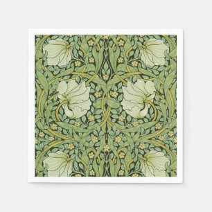 Morris 1876 Vintage Pimpernel Floral Pattern Napkin