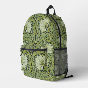 Morris 1876 Vintage Pimpernel Floral Pattern Printed Backpack