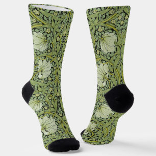 Morris 1876 Vintage Pimpernel Floral Pattern Socks