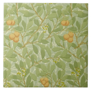 Morris 1913 Arbutus Design Arts & Crafts Tile