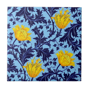 Morris Anemo, Navy et Mustard Carreaux de céramiq