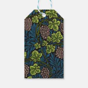 Morris - Antique 1873 Grape & Leave & Vine Pattern Gift Tags
