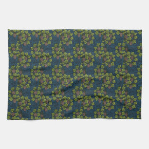 Morris - Antique 1873 Grape & Leave & Vine Pattern Kitchen Towel