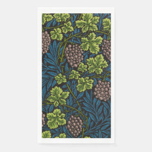 Morris - Antique 1873 Grape & Leave & Vine Pattern Napkin