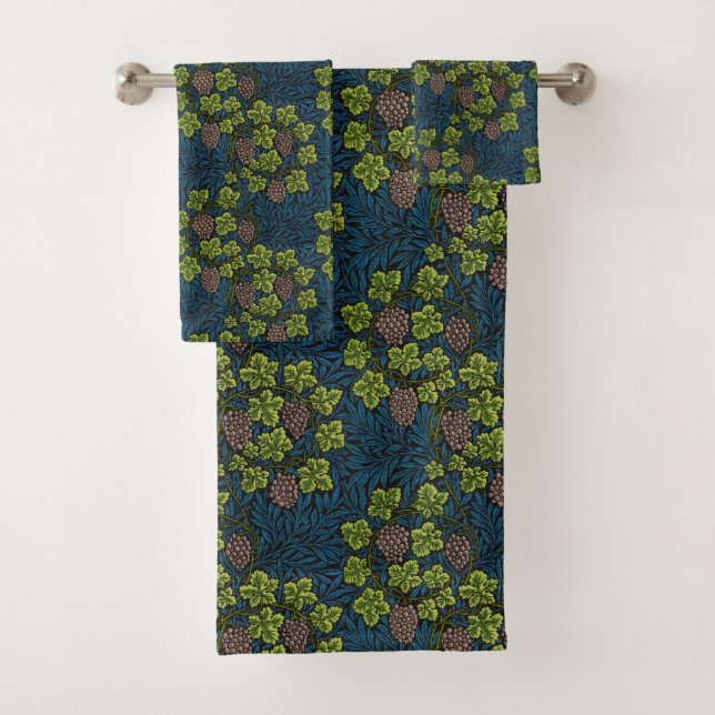 Morris - Antique 1873 Motif de raisins et de feuil (En situation)