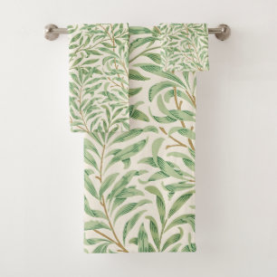 Morris - Antique willow leaves & Branches Pattern Bath Towel Set