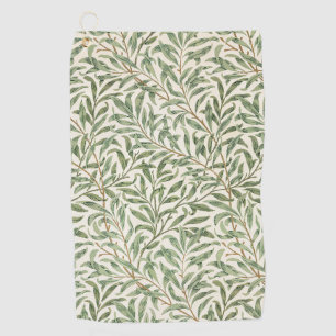Morris - Antique willow leaves & Branches Pattern Golf Towel
