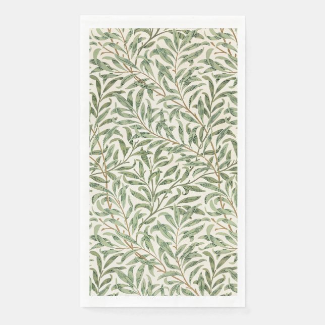 Morris - Antique willow leaves & Branches Pattern Napkin (Front)