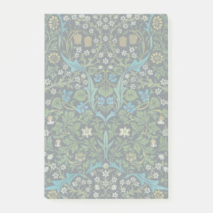 Morris Black Background Vintage Blackthorn Pattern Post-it Notes
