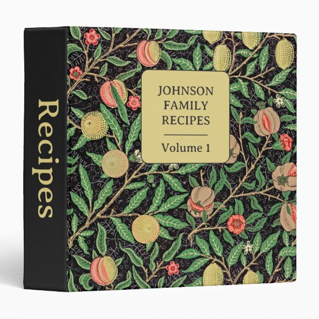 Morris Botanical Binder (Front/Spine)