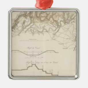 Morris Canal Metal Ornament
