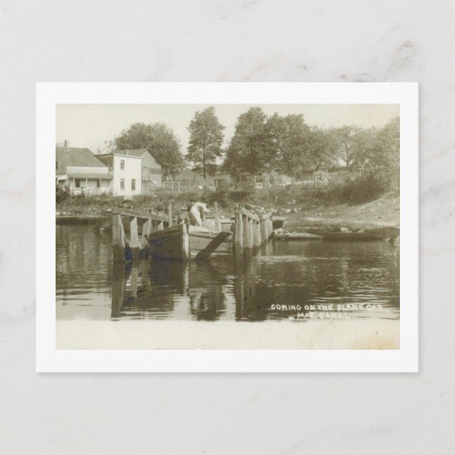 Morris Canal, New Jersey Vintage Postcard (Front)