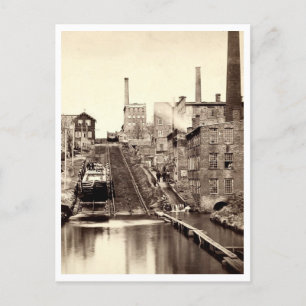 Morris Canal, Newark, New Jersey Vintage Postcard