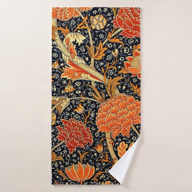Morris - Cray, vintage pattern Bath Towel (Bath Towel)