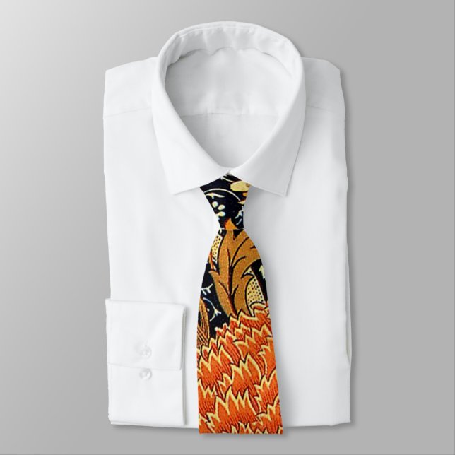 Morris - Cray, vintage pattern Tie (Tied)