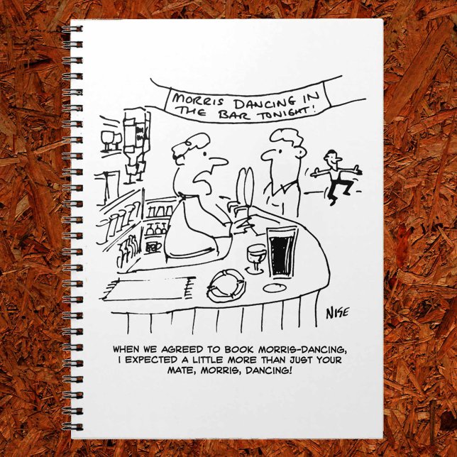 Morris Dancing in Pub. Traditional Morris Dancing Notebook (Creator Uploaded)