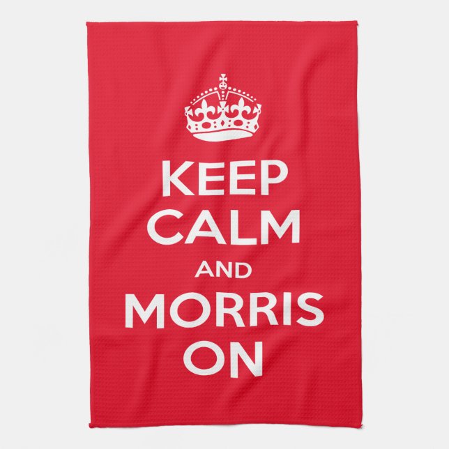 Morris Dancing Kitchen Towel (Vertical)