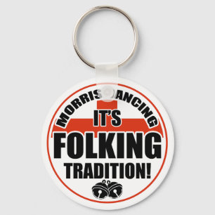 Morris Dancing Tradition Keychain
