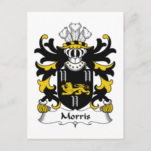 Morris Family Crest Postcard