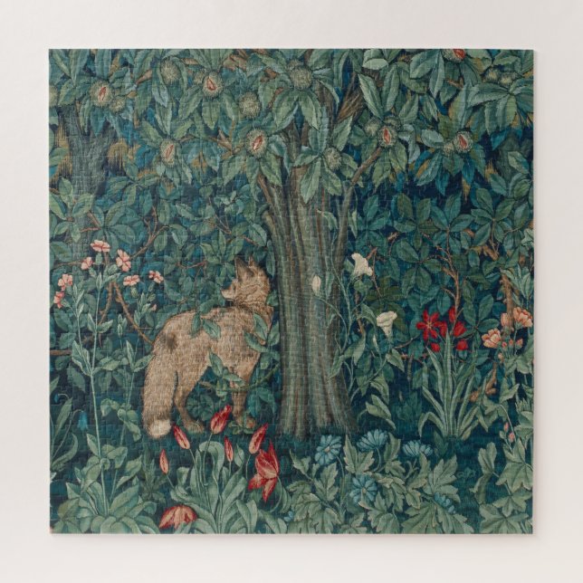 Morris Forest Fox Jigsaw Puzzle (Vertical)
