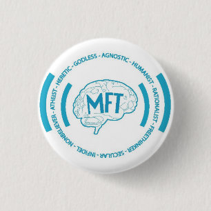 Morris Freethinkers 1 Inch Round Button