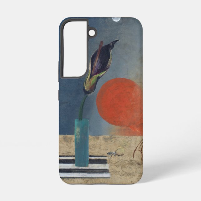 Morris Graves Black Lily of the Nile Samsung Galaxy S22 Case (Back)