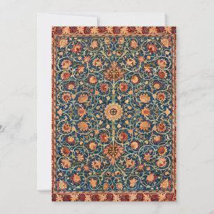 Morris - Holland Park, vintage carpet design Card