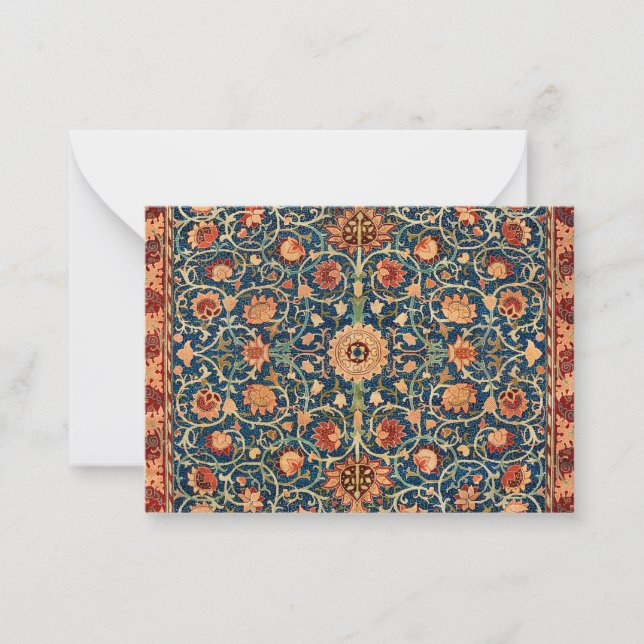 Morris - Holland Park, vintage carpet design Card (Front)