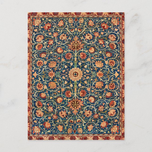 Morris - Holland Park, vintage carpet design Postcard (Front)