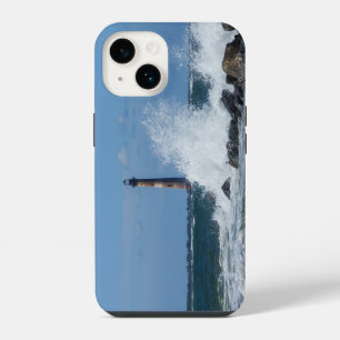 Morris Island Lighthouse Splash iPhone Case