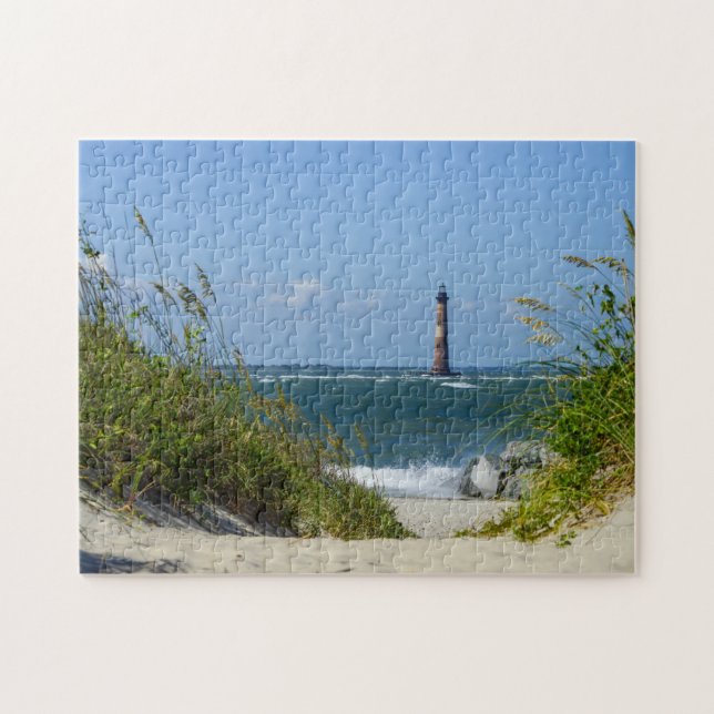 Morris Island Lighthouse Walkway Jigsaw Puzzle (Horizontal)