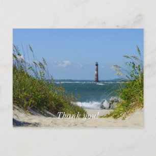 Morris Island Lighthouse Walkway Postcard
