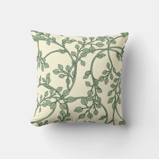 Morris Jardin Motif Jardin Oreiller (Recto)
