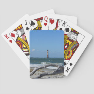 Morris Lighthouse And Tree Remains Playing Cards