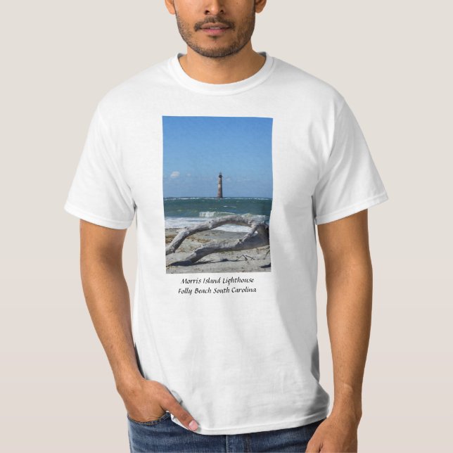 Morris Lighthouse And Tree Remains T-Shirt (Front)