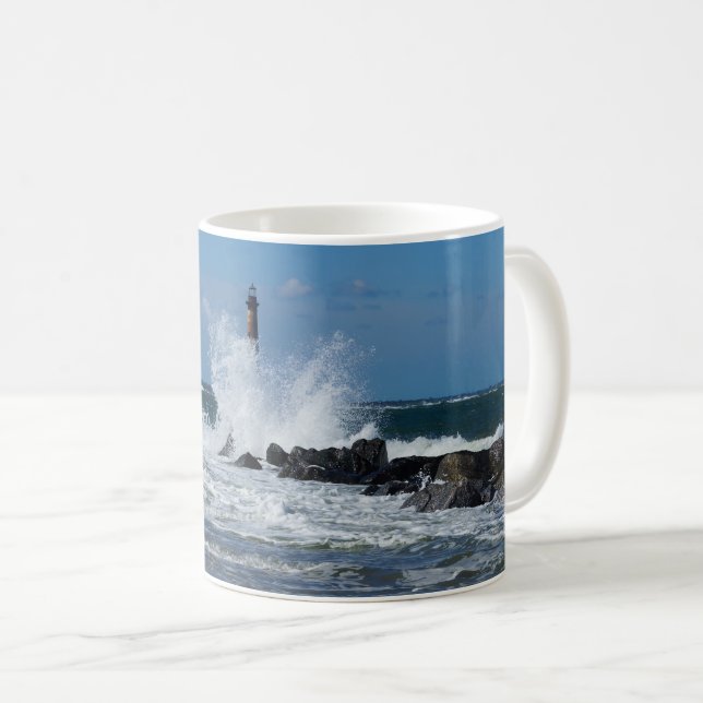 Morris Lighthouse Splash Coffee Mug (Devant droit)