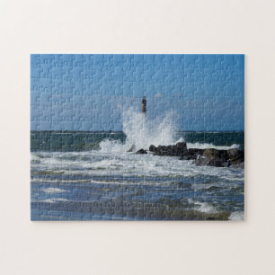 Morris Lighthouse Splash Jigsaw Puzzle