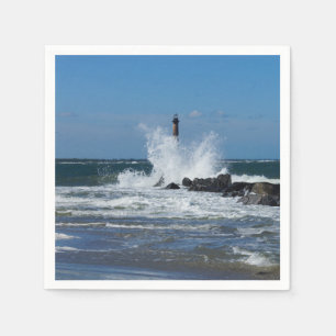 Morris Lighthouse Splash Napkin