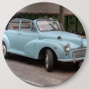 Morris Minor Convertible Tourer 6 Inch Round Button
