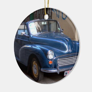 Morris Minor Convertible Tourer Ceramic Ornament