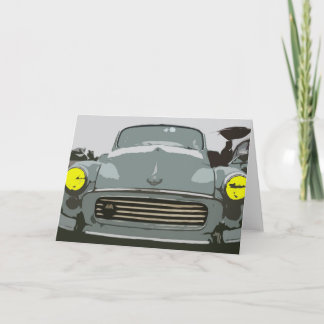 Morris Minor Greetings Card