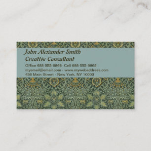 Morris Persian Elegance: The Ispahan Carpet Rug Business Card