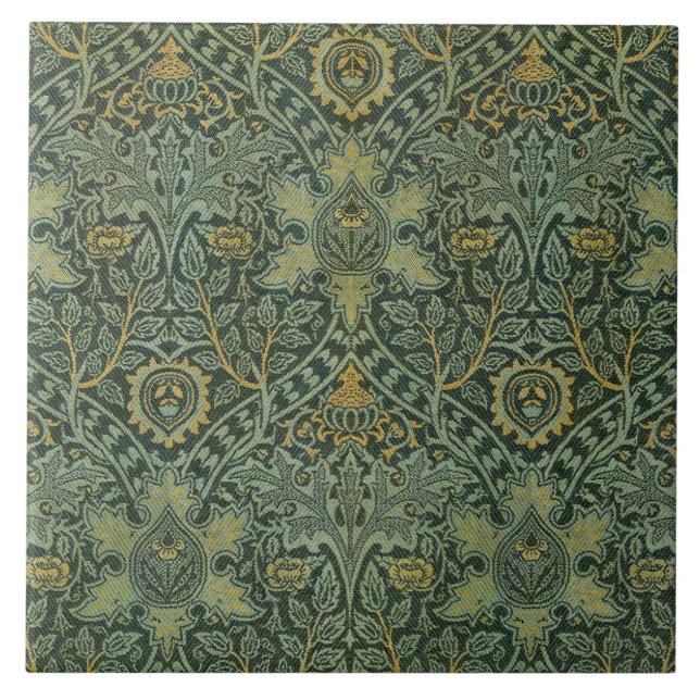 Morris Persian Elegance: The Ispahan Carpet Rug Tile (Front)