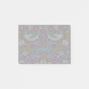 Morris Red Background Strawberry Thief Pattern Post-it Notes