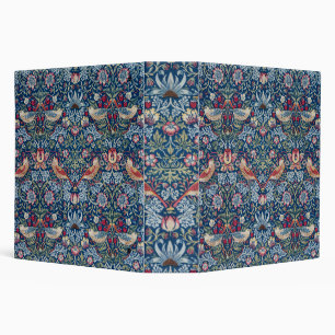 Morris Strawberry Thief Classic Indigo Blue Fine Binder