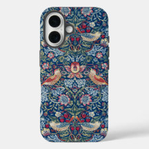 Morris Strawberry Thief Classic Indigo Blue Fine