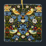 Morris - Strawberry Thief, famous pattern, Ceramic Ornament<br><div class="desc">Strawberry Thief,  famous vintage pattern by William Morris</div>
