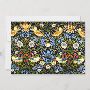 Morris - Strawberry Thief, famous pattern Holiday Card
